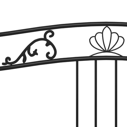 Slaapbankframe Uittrekbaar Metaal 90X200 Cm Zwart