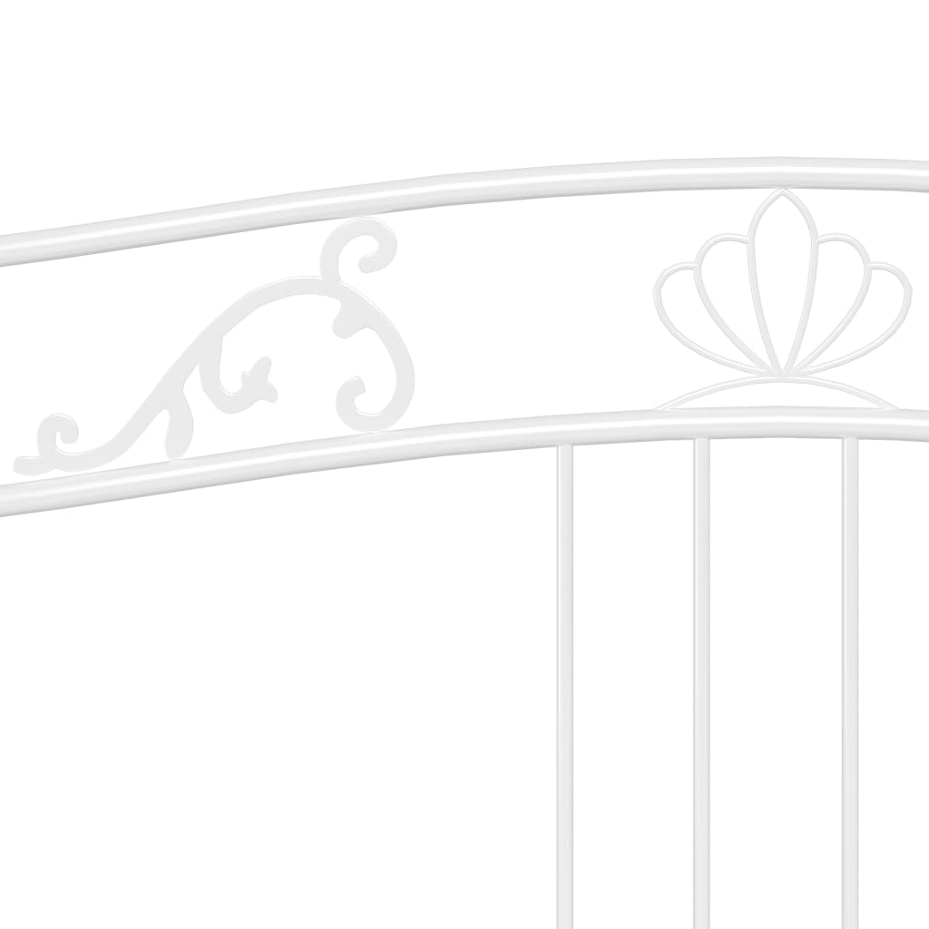 Slaapbankframe Uittrekbaar Metaal 90X200 Cm Wit