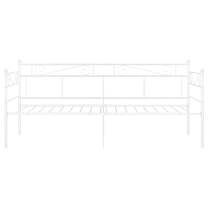 Slaapbankframe Metaal 90X200 Cm Wit