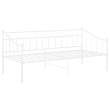 Slaapbankframe Metaal 90X200 Cm Wit