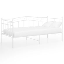 Slaapbankframe Metaal 90X200 Cm Wit