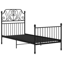Bedframe Metaal 90 x 200 cm Zwart