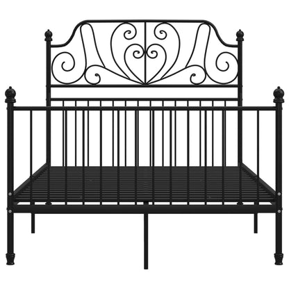 Bedframe Metaal 120 x 200 cm Zwart