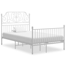 Bedframe Metaal 120 x 200 cm Wit