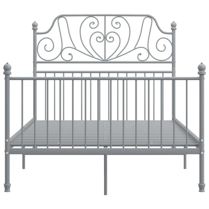 Bedframe Metaal 120 x 200 cm Grijs