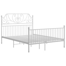 Bedframe Metaal 140 x 200 cm Wit