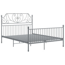 Bedframe Metaal 160 x 200 cm Grijs