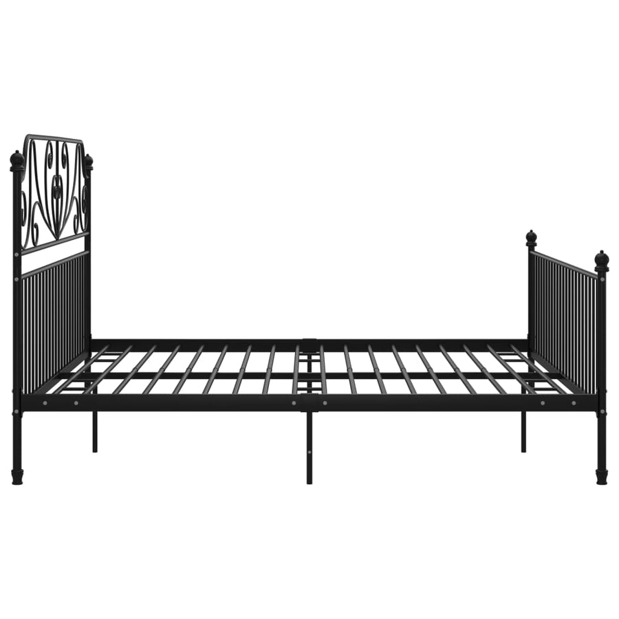 Bedframe Metaal 180 x 200 cm Zwart