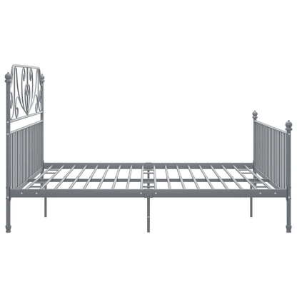 Bedframe Metaal 180 x 200 cm Grijs