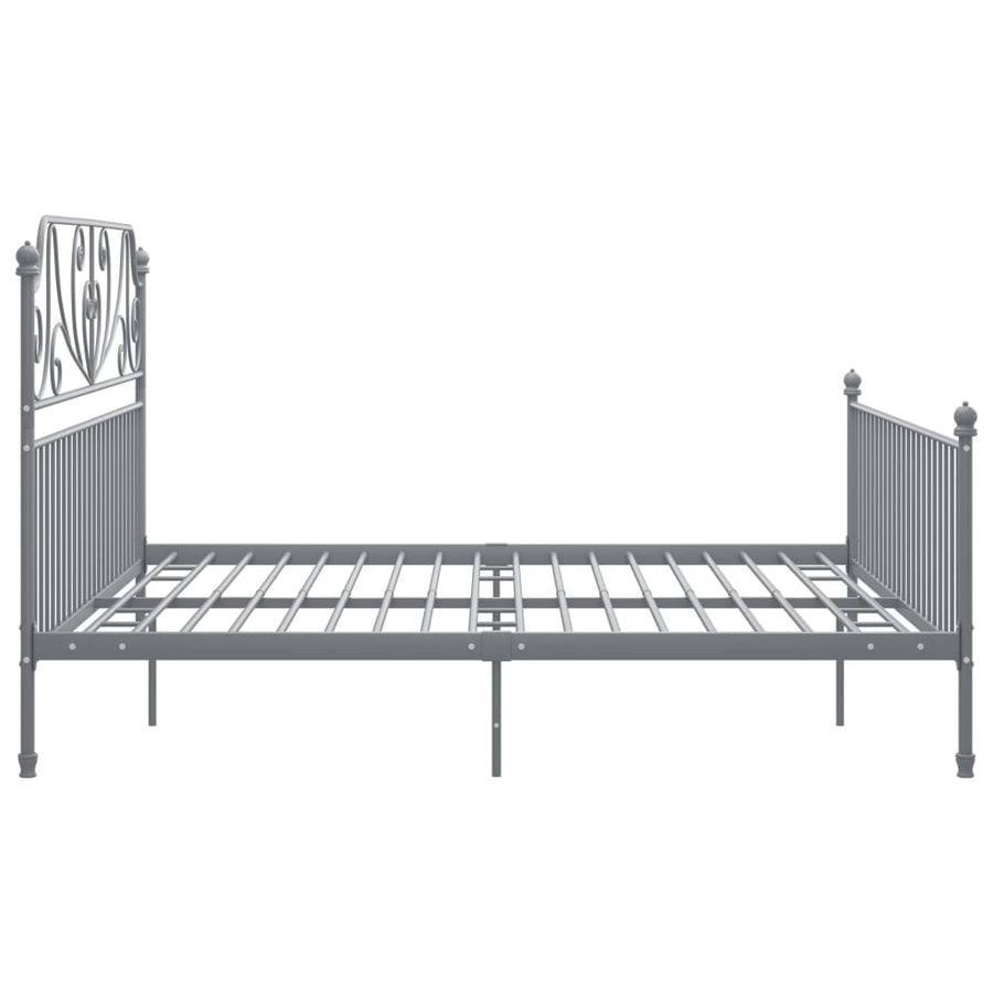 Bedframe Metaal 180 x 200 cm Grijs