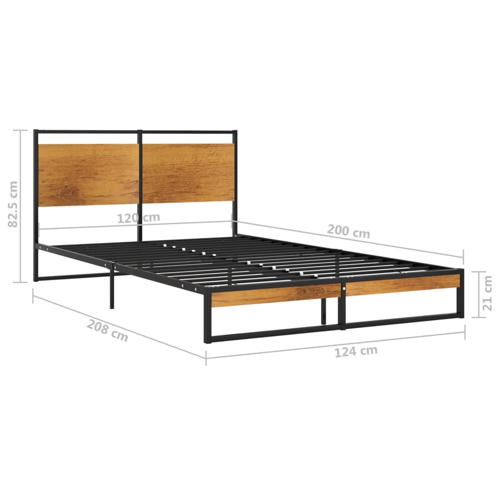 Bedframe Metaal 120 x 200 cm