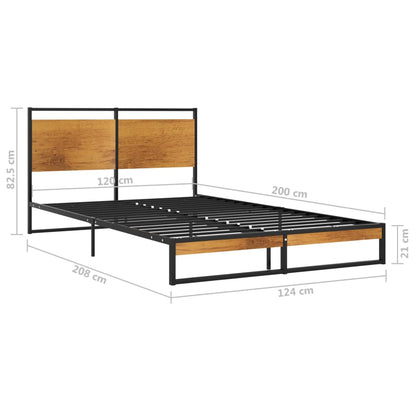 Bedframe Metaal 120 x 200 cm