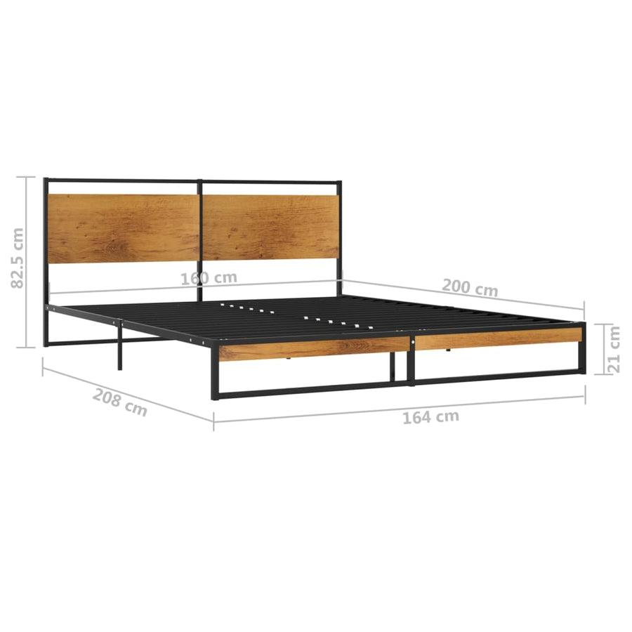 Bedframe Metaal 160 x 200 cm