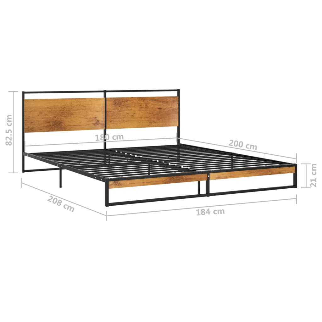 Bedframe Metaal 180 x 200 cm