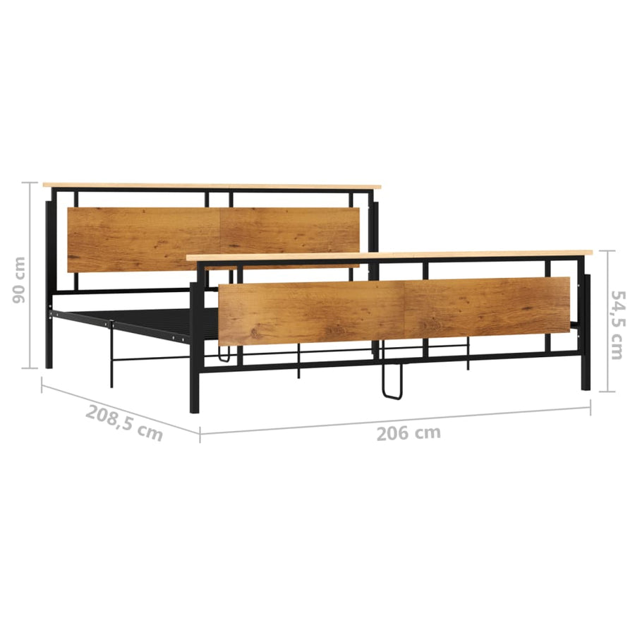 Bedframe Metaal 200 x 200 cm