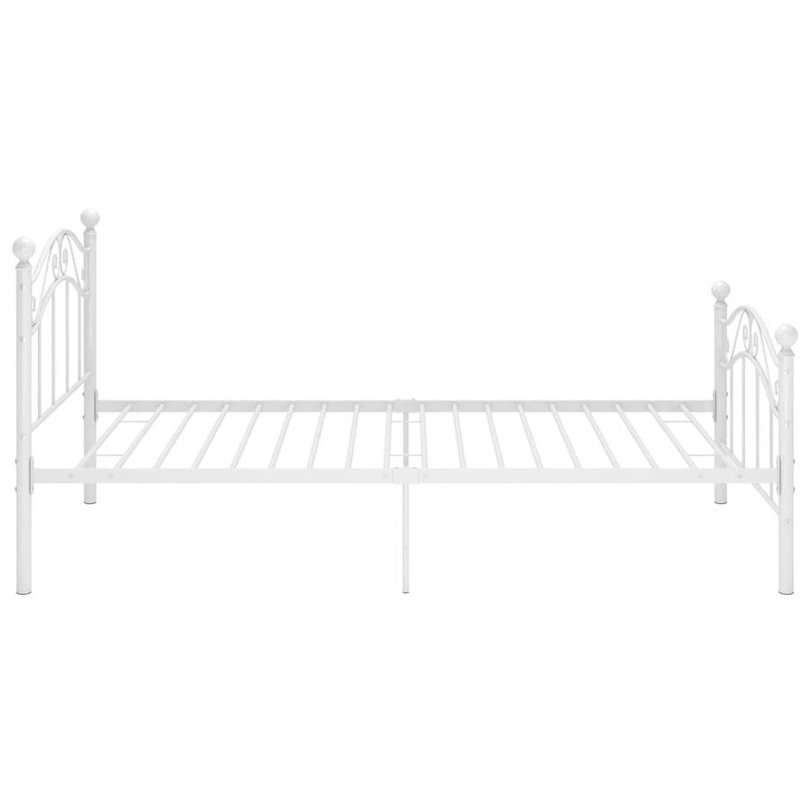 Bedframe Metaal 90 x 200 cm Wit