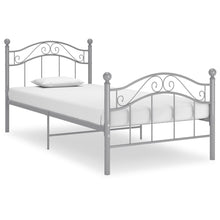 Bedframe Metaal 90 x 200 cm Grijs