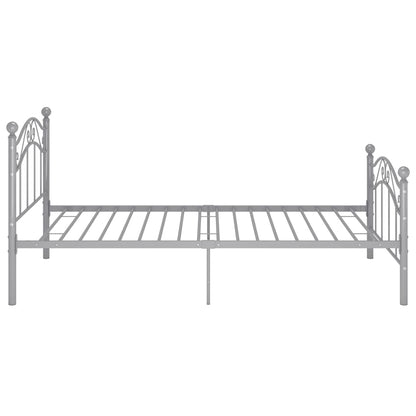 Bedframe Metaal 90 x 200 cm Grijs