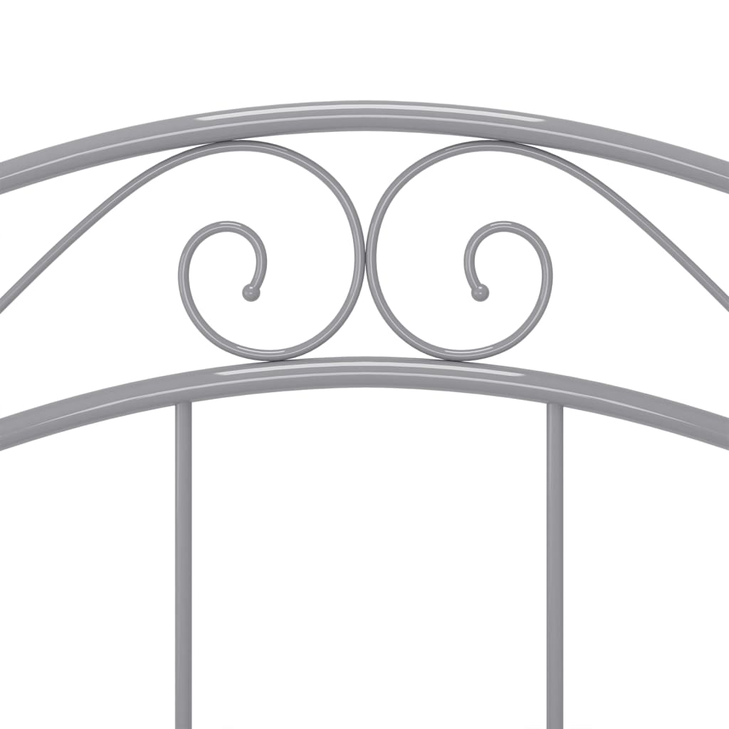 Bedframe Metaal 90 x 200 cm Grijs