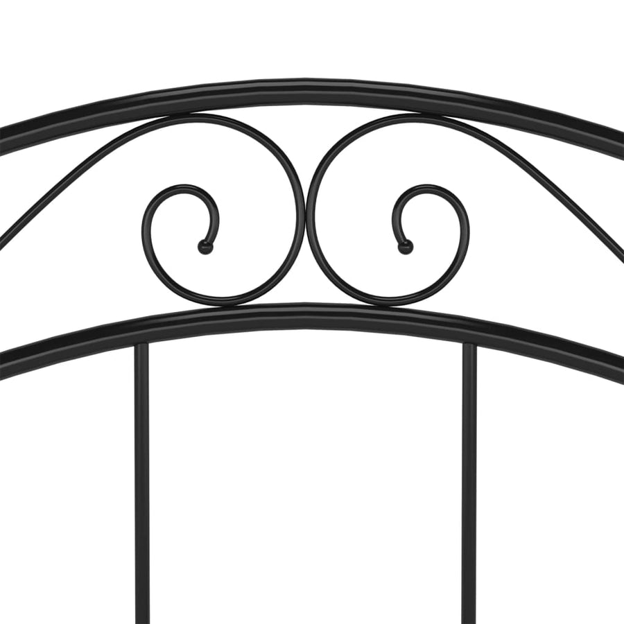 Bedframe Metaal 100 x 200 cm Zwart