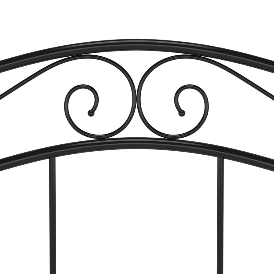Bedframe Metaal 120 x 200 cm Zwart