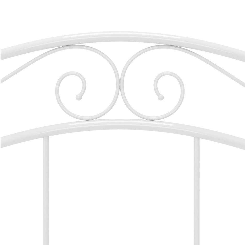 Bedframe Metaal 120 x 200 cm Wit