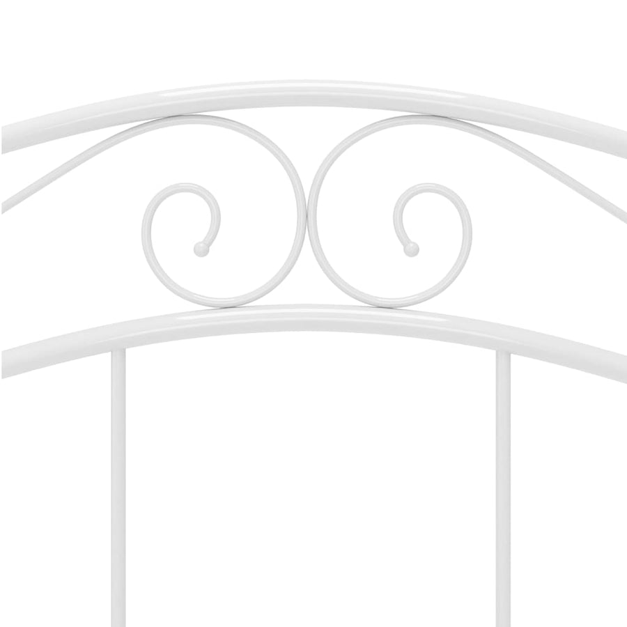 Bedframe Metaal 120 x 200 cm Wit