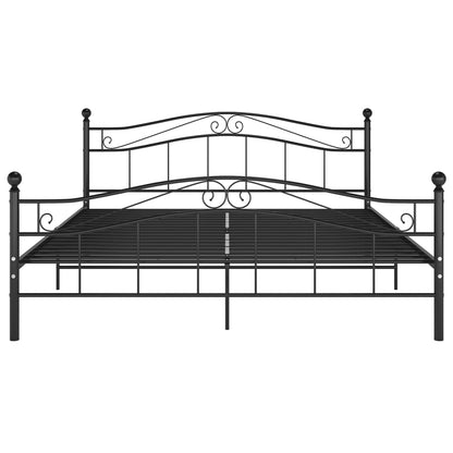 Bedframe Metaal 140 x 200 cm Zwart
