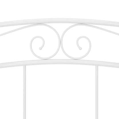 Bedframe Metaal 140 x 200 cm Wit