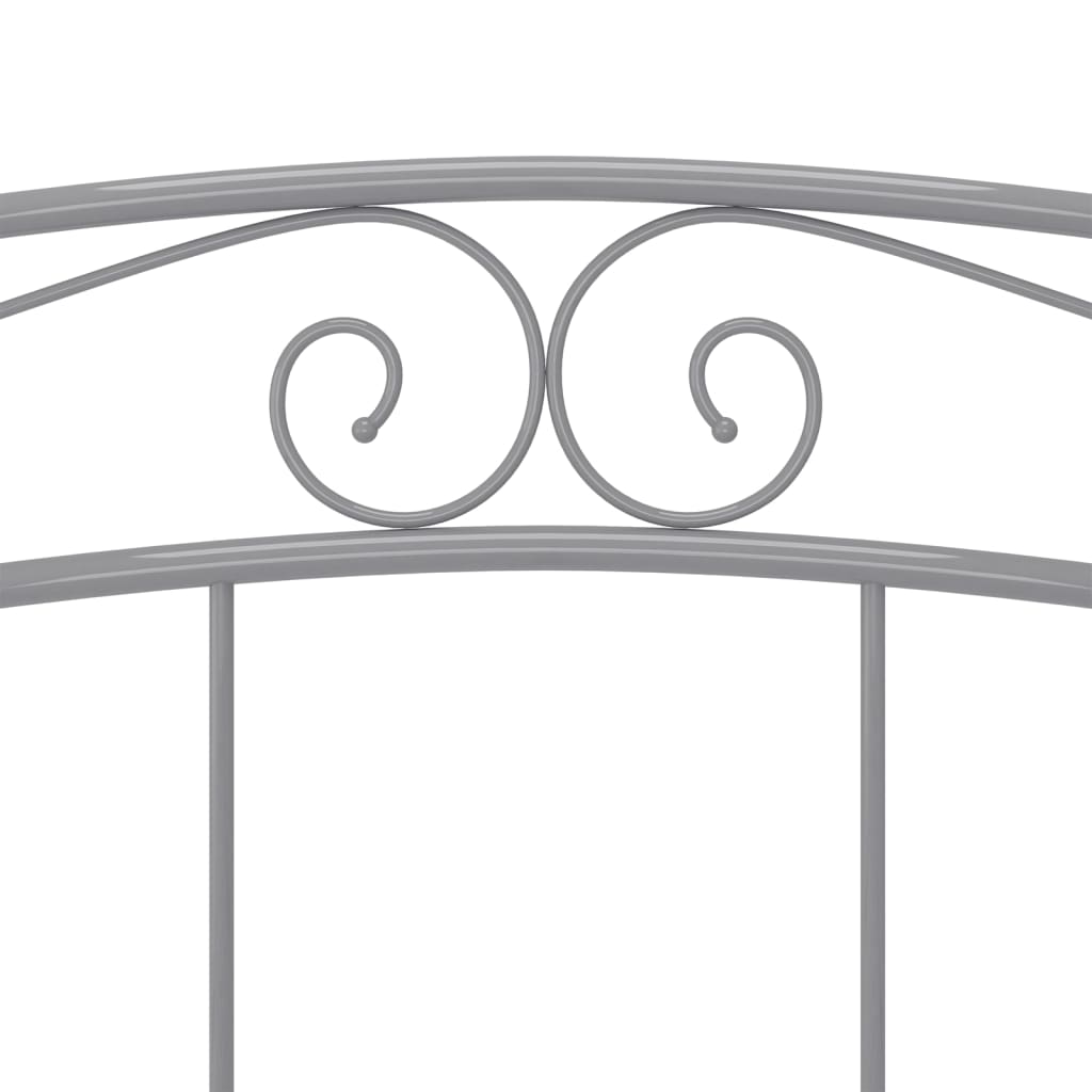 Bedframe Metaal 140 x 200 cm Grijs