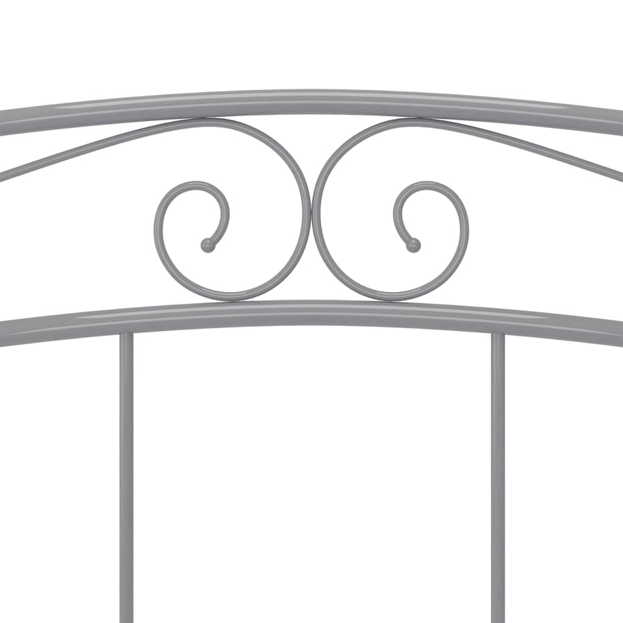 Bedframe Metaal 140 x 200 cm Grijs