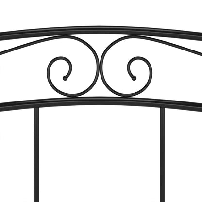 Bedframe Metaal 160 x 200 cm Zwart