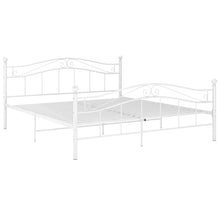 Bedframe Metaal 160 x 200 cm Wit