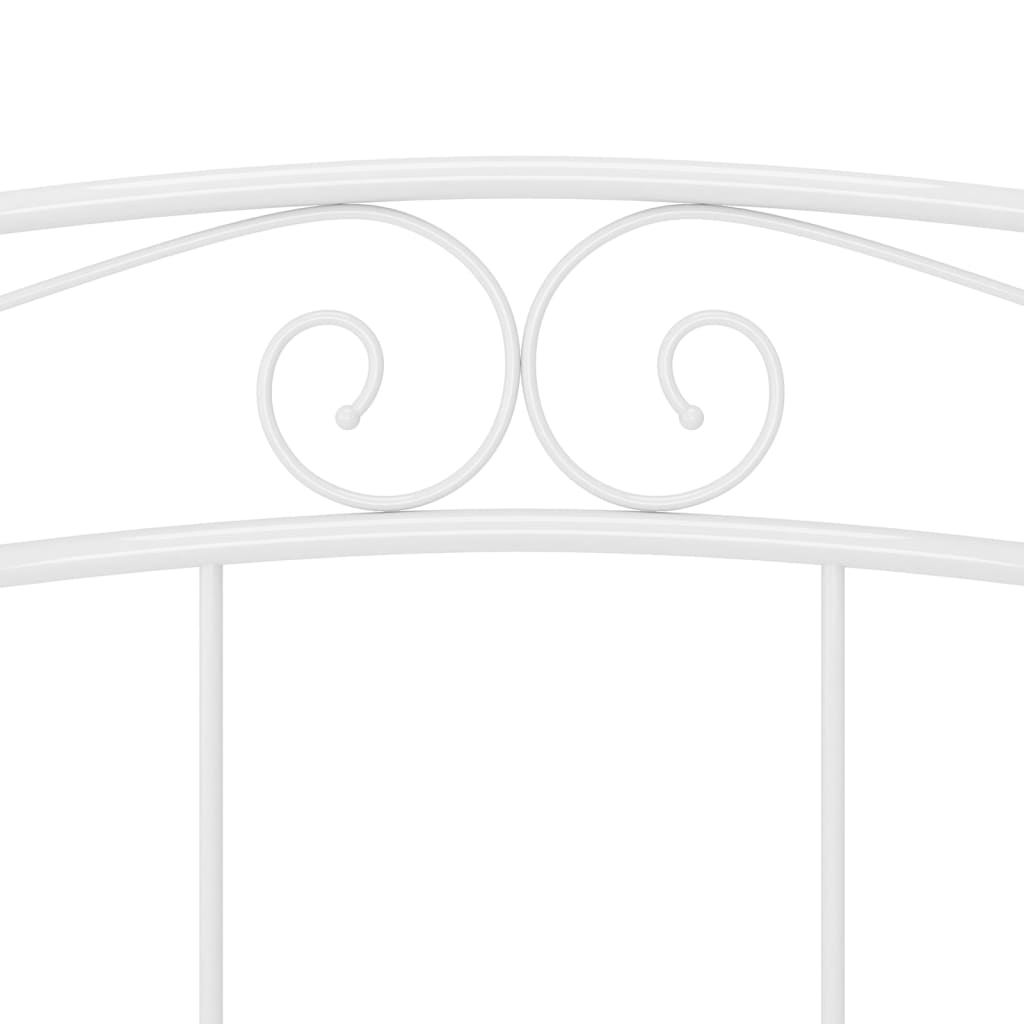 Bedframe Metaal 160 x 200 cm Wit