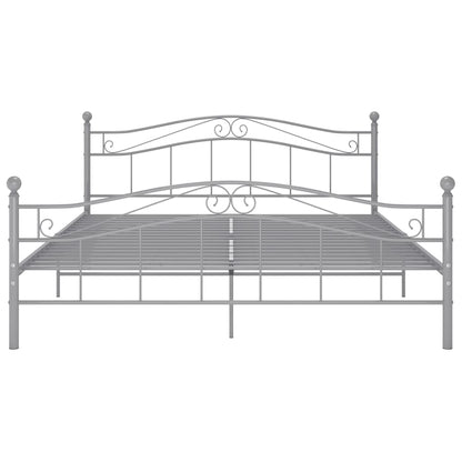 Bedframe Metaal 160 x 200 cm Grijs