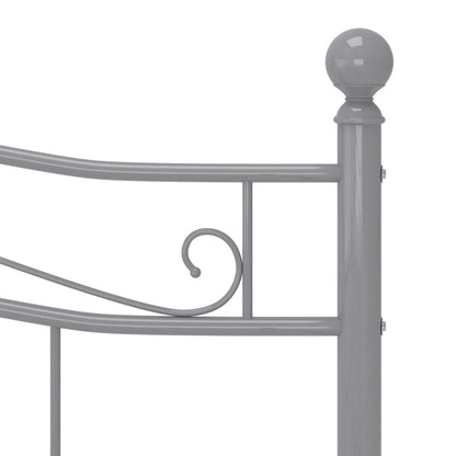 Bedframe Metaal 160 x 200 cm Grijs