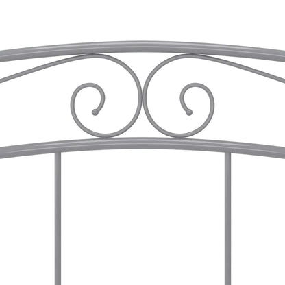 Bedframe Metaal 160 x 200 cm Grijs