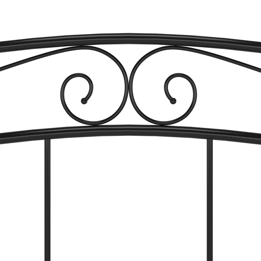 Bedframe Metaal 180 x 200 cm Zwart
