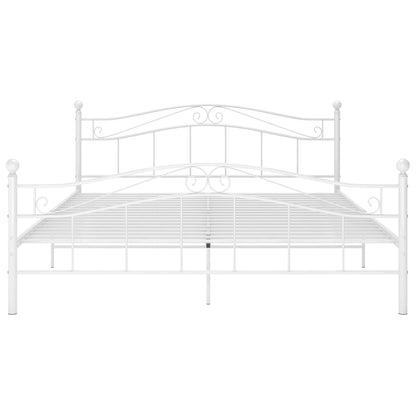 Bedframe Metaal 180 x 200 cm Wit