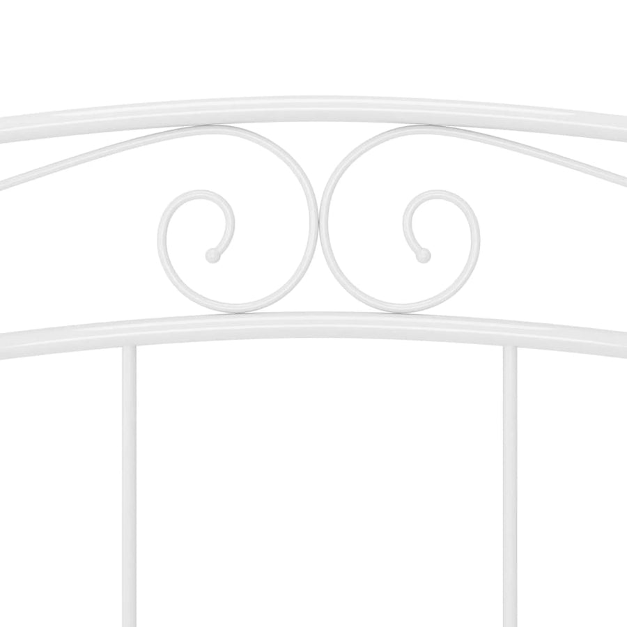 Bedframe Metaal 180 x 200 cm Wit