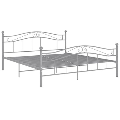 Bedframe Metaal 180 x 200 cm Grijs