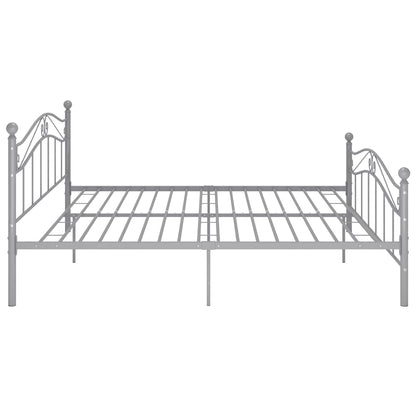 Bedframe Metaal 180 x 200 cm Grijs