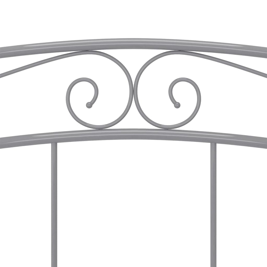 Bedframe Metaal 180 x 200 cm Grijs