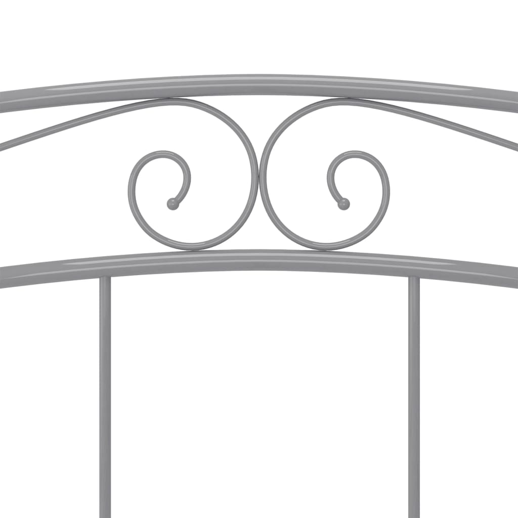 Bedframe Metaal 200 x 200 cm Grijs