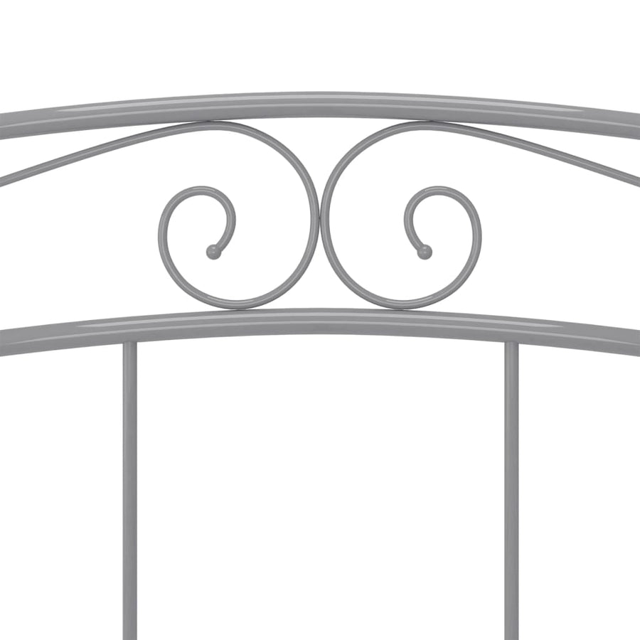 Bedframe Metaal 200 x 200 cm Grijs