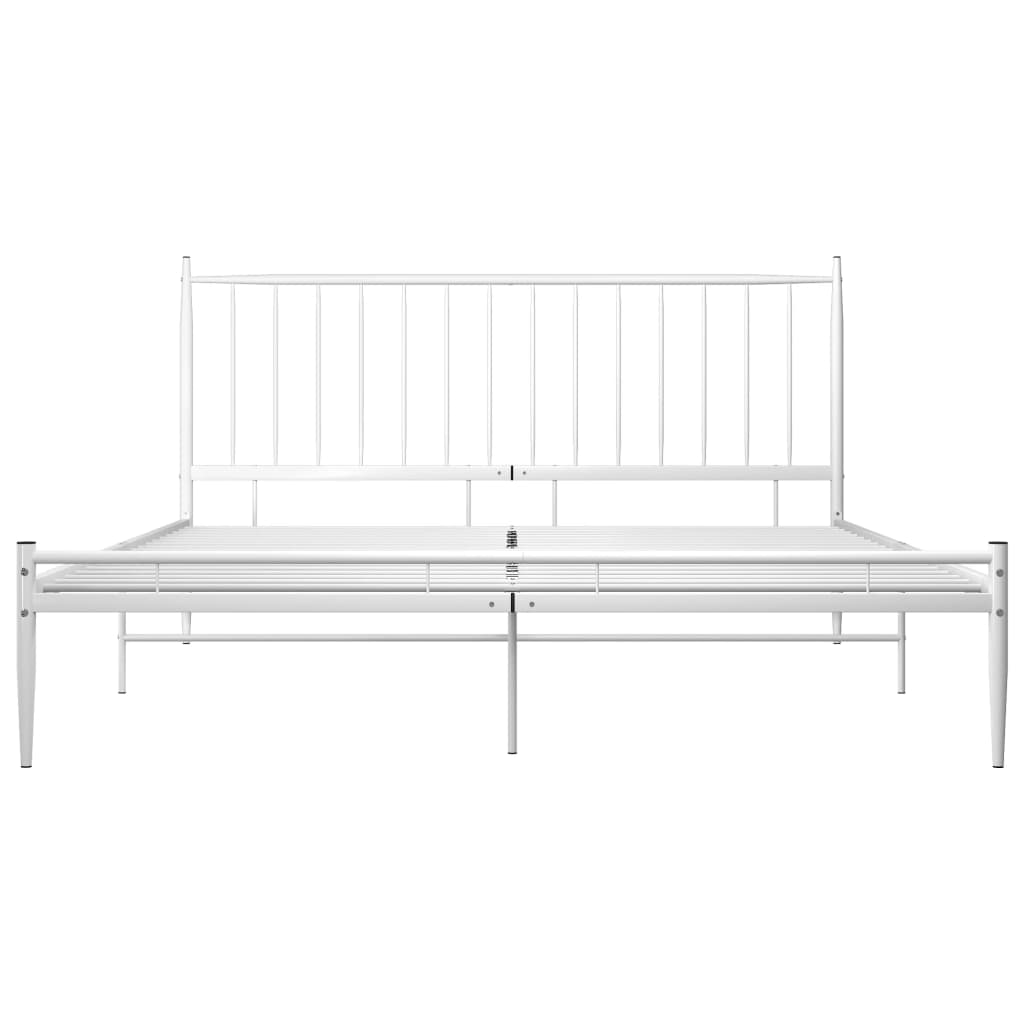 Bedframe Metaal 180 x 200 cm Wit
