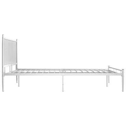 Bedframe Metaal 180 x 200 cm Wit
