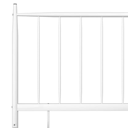 Bedframe Metaal 180 x 200 cm Wit