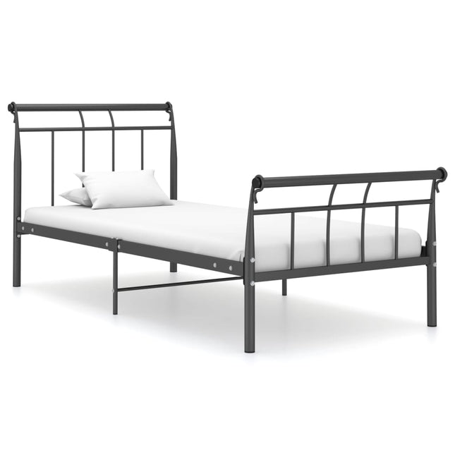 Bedframe Metaal 100 x 200 cm Zwart