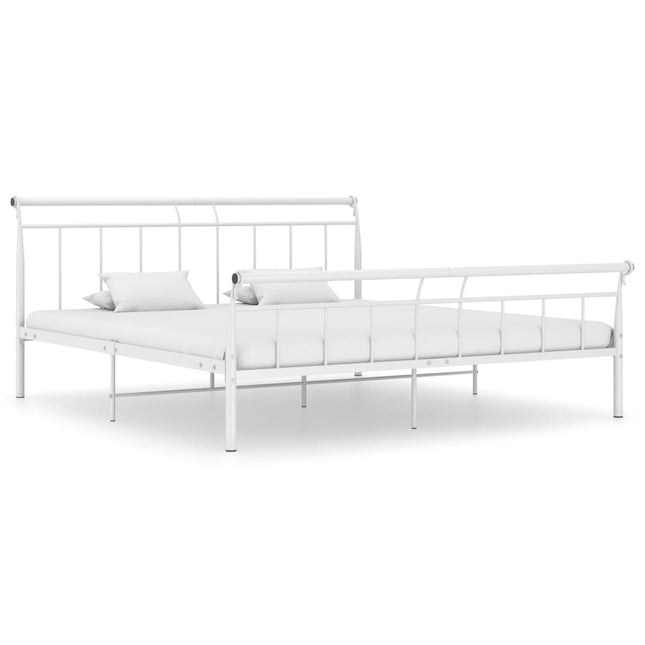 Bedframe Metaal 160 x 200 cm Wit